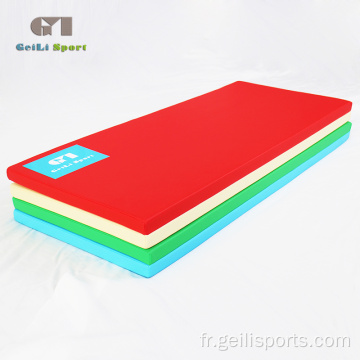 Tapis pliant de gymnastique de haute qualité pour gymnastique